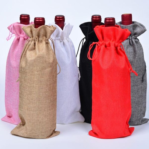 15*35cm christmas decor burlap champagne wine bottle bags covers party festival gift pouch packaging bag dha913
15*35cm christmas decor burlap champagne wine bottle bags covers party festival gift pouch packaging bag dha913