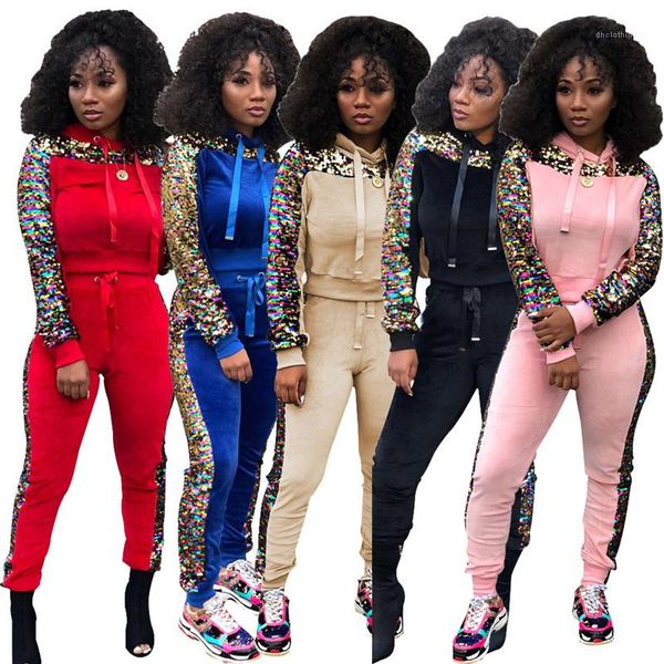 trousers two piece pants spring womens panelled bandage tracksuits womens 2ps set hooded clothing sequins fashion long sleeve, White
trousers two piece pants spring womens panelled bandage tracksuits womens 2ps set hooded clothing sequins fashion long sleeve, White