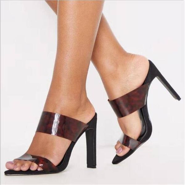 2020 new designer pvc transparent slippers women perspex high heels summer party ladies clear band crystal shoes, Black
2020 new designer pvc transparent slippers women perspex high heels summer party ladies clear band crystal shoes, Black