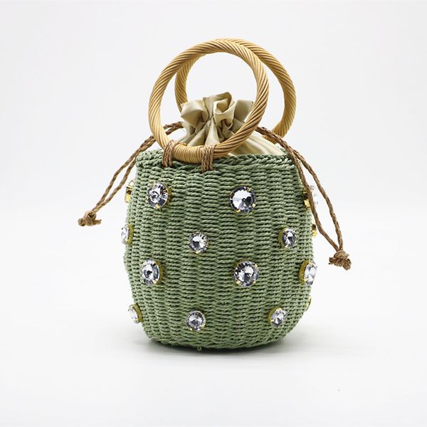 fashion handbags handmade straw rhinestone crystal embellished small straw bucket bag ladies travel women bag
fashion handbags handmade straw rhinestone crystal embellished small straw bucket bag ladies travel women bag