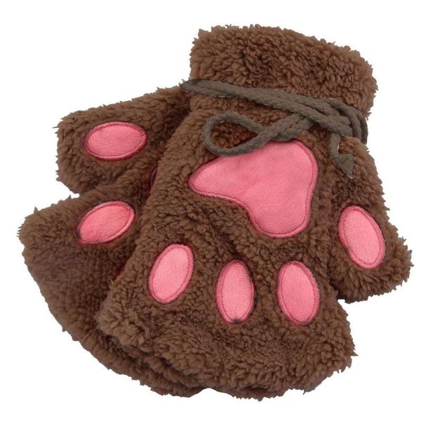newly 1 pair winter women ladies girls lovely gloves plush warm mittens cute cat short fingerless half finger glove dod886, Blue;gray
newly 1 pair winter women ladies girls lovely gloves plush warm mittens cute cat short fingerless half finger glove dod886, Blue;gray