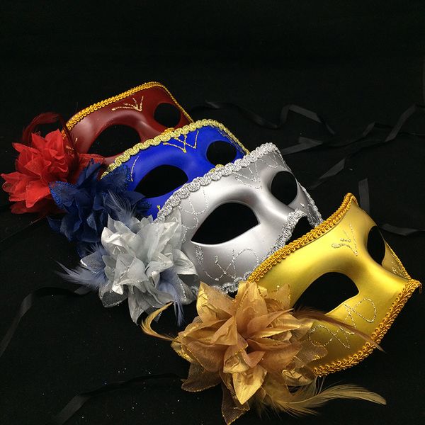 women mask half face mask masquerade masks with flower feather costume masks halloween costume cosplay masks yfa2515
women mask half face mask masquerade masks with flower feather costume masks halloween costume cosplay masks yfa2515