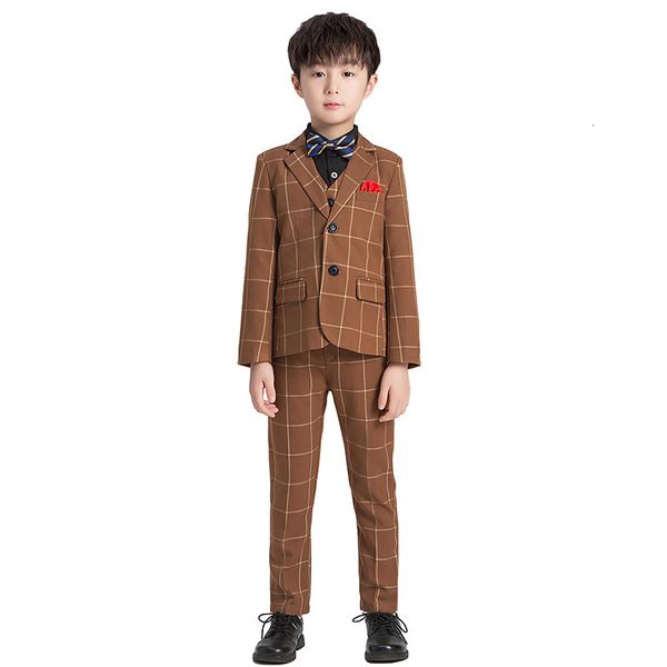 weddings boys plaid blazer vest pants 3pcs kids formal suit set children piano performance outfits teens tuxedo costume clothes, Blue
weddings boys plaid blazer vest pants 3pcs kids formal suit set children piano performance outfits teens tuxedo costume clothes, Blue