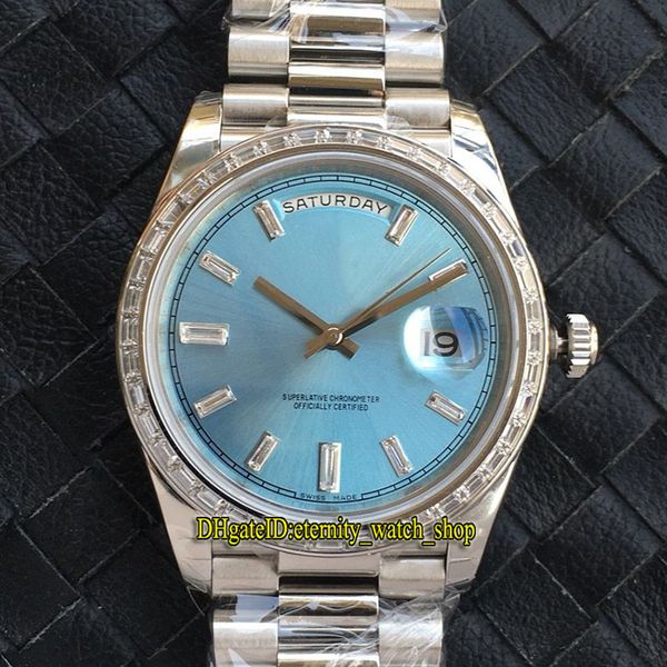 v2 upgrade version ewf daydate 40mm 228396 228239 cal.3255 automatic 228206 mens watch blue dial diamond inlay bezel jubilie strap watches, Slivery;brown
v2 upgrade version ewf daydate 40mm 228396 228239 cal.3255 automatic 228206 mens watch blue dial diamond inlay bezel jubilie strap watches, Slivery;brown