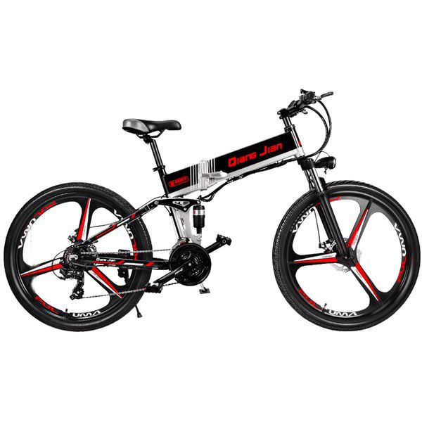 26 inch folding mountain bike electric bicycle lithium battery 48v off-road aluminum alloy one seat lithium battery, Silver;blue
26 inch folding mountain bike electric bicycle lithium battery 48v off-road aluminum alloy one seat lithium battery, Silver;blue