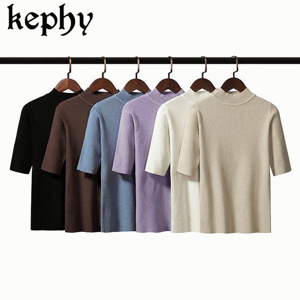 korean-style new women's half-sleeve turtleneck sweater fall sweater women's slim tight shirt bottoming fall 2020 women, White;black
korean-style new women's half-sleeve turtleneck sweater fall sweater women's slim tight shirt bottoming fall 2020 women, White;black