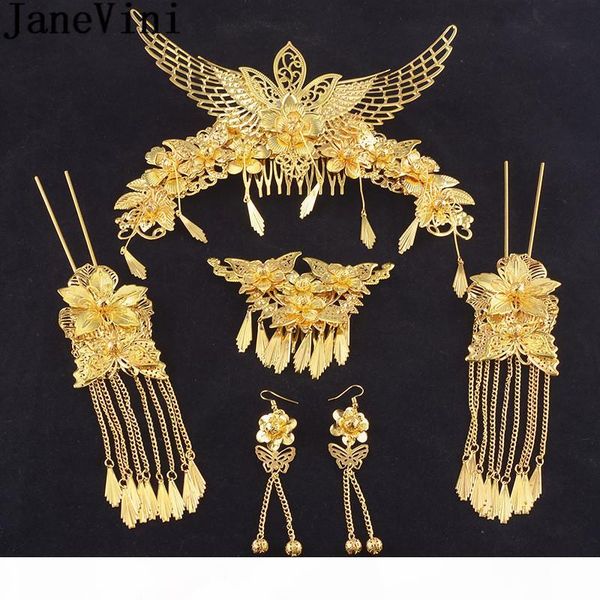 janevini classic chinese hairpin hair comb gold phoenix wedding earrings bridal hair pins set pgraphy hair stick accessory c19010501, Golden;white
janevini classic chinese hairpin hair comb gold phoenix wedding earrings bridal hair pins set pgraphy hair stick accessory c19010501, Golden;white