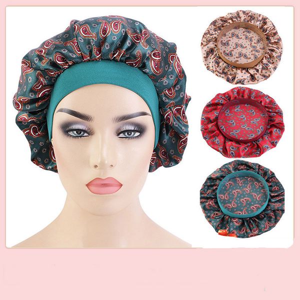 new fashion satin bonnet for women day night sleep cap silky normal size head wrap hair styling ladies hair cover accessories, Yellow
new fashion satin bonnet for women day night sleep cap silky normal size head wrap hair styling ladies hair cover accessories, Yellow