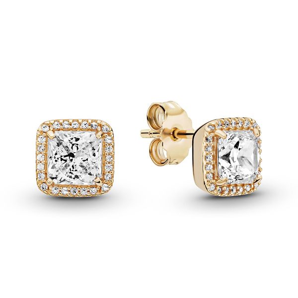 authentic ale 925 sterling silver square sparkle halo stud earrings womens luxury fashion designer 14k gold plated earrings with pandora box, Golden;silver
authentic ale 925 sterling silver square sparkle halo stud earrings womens luxury fashion designer 14k gold plated earrings with pandora box, Golden;silver