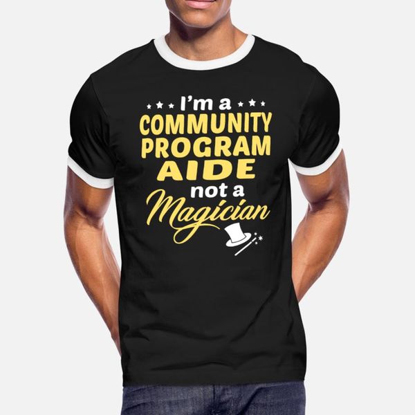community program aide t shirt men personalized short sleeve s-xxxl pictures crazy basic summer style standard shirt
community program aide t shirt men personalized short sleeve s-xxxl pictures crazy basic summer style standard shirt