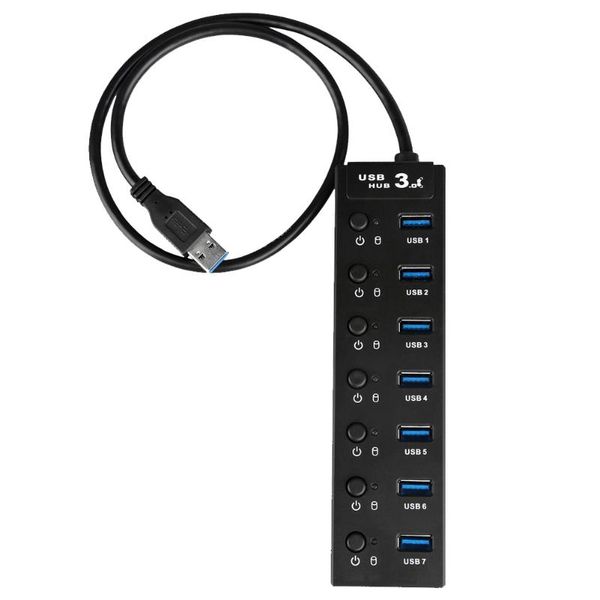 portable charging dock 7 ports splitter high speed extension data transmission power adapter home travel usb hub office
portable charging dock 7 ports splitter high speed extension data transmission power adapter home travel usb hub office