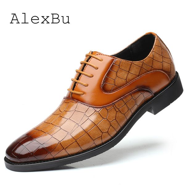alexbu новые кожаные ботинки мужчины платье свадебная обувь мужские flats oxfords официально костюм lace-up бизнес-офис, Black
alexbu новые кожаные ботинки мужчины платье свадебная обувь мужские flats oxfords официально костюм lace-up бизнес-офис, Black