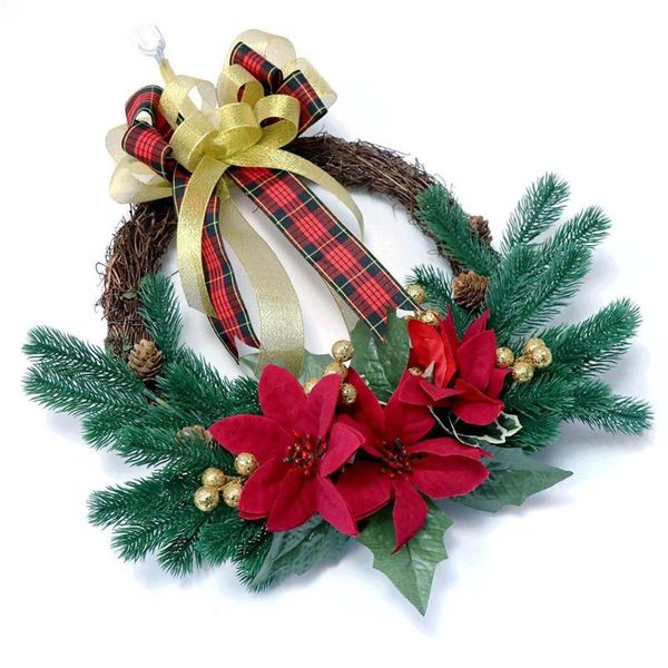 christmas wreath hanging ornament decorative pine needle wreath for front door window wall and home decor
christmas wreath hanging ornament decorative pine needle wreath for front door window wall and home decor