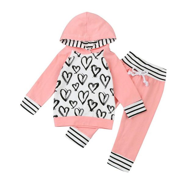 pink color lovely toddler infant baby girls boys heart print clothes set hooded +pants outfits drop shipped st28, White
pink color lovely toddler infant baby girls boys heart print clothes set hooded +pants outfits drop shipped st28, White