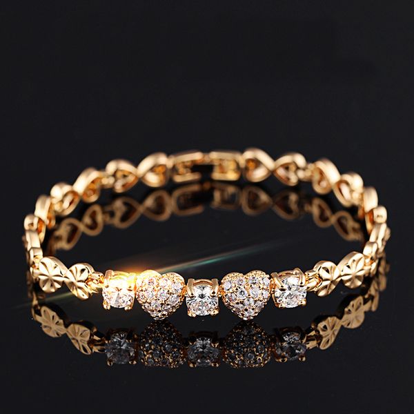 charm bracelets fashion luxury heart bracelet for women gold color inlaid cubic zircon link chain jewelry pulseras mujer moda 2021, Golden;silver
charm bracelets fashion luxury heart bracelet for women gold color inlaid cubic zircon link chain jewelry pulseras mujer moda 2021, Golden;silver