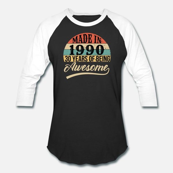 made in 1990, 30 incredible years t shirt men designs short sleeve s-3xl standard cute building spring unique shirt, White;black
made in 1990, 30 incredible years t shirt men designs short sleeve s-3xl standard cute building spring unique shirt, White;black