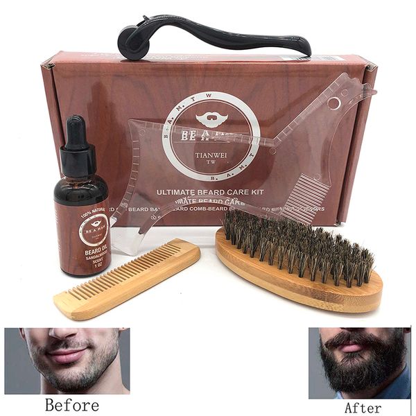 6pcs/set men beard kit styling tool beard oil comb moisturizing wax styling scissors waist brush care set, Silver
6pcs/set men beard kit styling tool beard oil comb moisturizing wax styling scissors waist brush care set, Silver