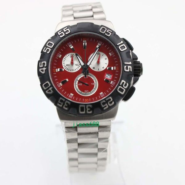 formula one chronograph red dial steel blacl bezel steel strap quartz battery movement men wristwatches f1 tag mens watches, Slivery;brown
formula one chronograph red dial steel blacl bezel steel strap quartz battery movement men wristwatches f1 tag mens watches, Slivery;brown