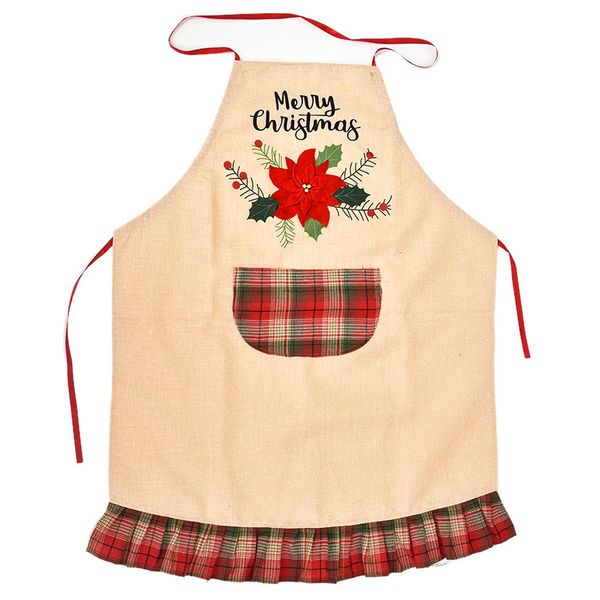 1 piece christmas decorations linen machine embroidered apron christmas day family party home furnishing supplies
1 piece christmas decorations linen machine embroidered apron christmas day family party home furnishing supplies