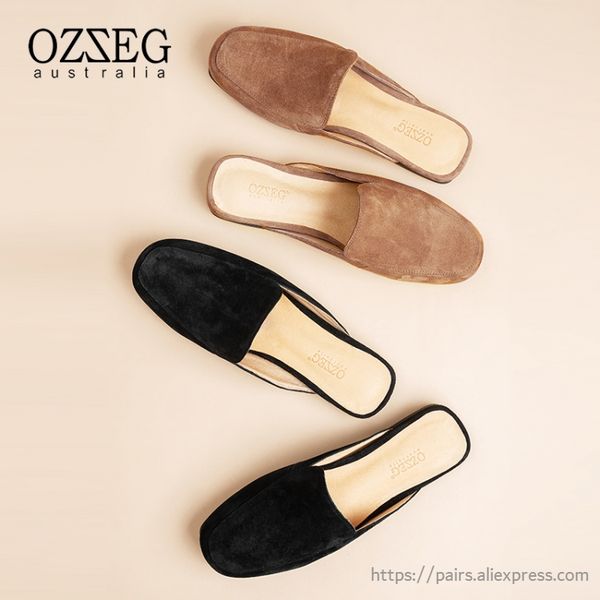 ozzeg brand european women lazy slippers crystal chains mules pantuflas mujer 2020 spring flip flops leather cozy outing slides, Black
ozzeg brand european women lazy slippers crystal chains mules pantuflas mujer 2020 spring flip flops leather cozy outing slides, Black