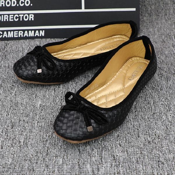 кожа weave вязать вскользь плоские туфли лето весна bow ballet flats женщины круглый toe нескользкую на женские мокасины soft балетки обувь, Black
кожа weave вязать вскользь плоские туфли лето весна bow ballet flats женщины круглый toe нескользкую на женские мокасины soft балетки обувь, Black
