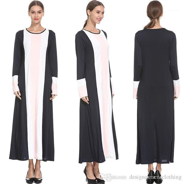 clothing muslim dress o-neck striped long sleeved casual loose spring long dresses vestidoes abaya turkish women, Red
clothing muslim dress o-neck striped long sleeved casual loose spring long dresses vestidoes abaya turkish women, Red