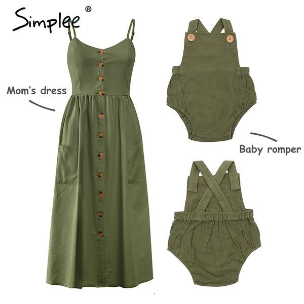 2021 mother and kids casual button solid matching family clothes outfits beach cute baby romper mom summer dress, Blue
2021 mother and kids casual button solid matching family clothes outfits beach cute baby romper mom summer dress, Blue