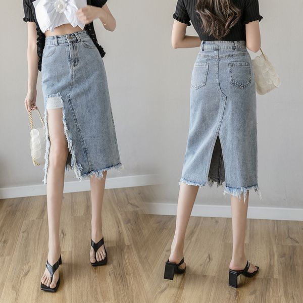 blackday womens skirt vintage clothes denim ripped long skirts blue harajuku summer high waist streetwear 2020 the new flowy fashion, Black
blackday womens skirt vintage clothes denim ripped long skirts blue harajuku summer high waist streetwear 2020 the new flowy fashion, Black