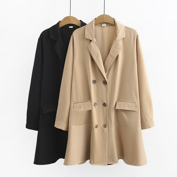 women's trench coats 2021 spring summer oversize women thin coat double breasted windbreaker female cozy casual no lining plus size 33, Tan;black
women's trench coats 2021 spring summer oversize women thin coat double breasted windbreaker female cozy casual no lining plus size 33, Tan;black