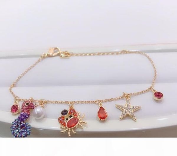 2019 new designer bracelets crab seahorse starfish decoration bracelets for woman gift, Golden;silver
2019 new designer bracelets crab seahorse starfish decoration bracelets for woman gift, Golden;silver