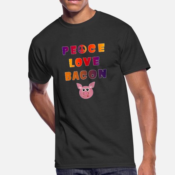 peace love bacon piggy low carb food lover foodie t shirt men print tee shirt crew neck pattern famous humor summer style letters shirt
peace love bacon piggy low carb food lover foodie t shirt men print tee shirt crew neck pattern famous humor summer style letters shirt