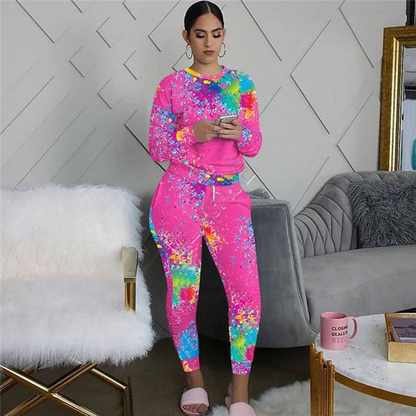 women two pieces outfits graffiti print long sleeve t shirt pants leggings splash ink tracksuit designers fashion tie dye sports suit d92304, White
women two pieces outfits graffiti print long sleeve t shirt pants leggings splash ink tracksuit designers fashion tie dye sports suit d92304, White