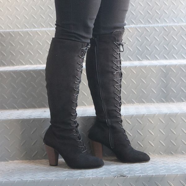 women thick high heel over-the_knee boots fashion side zipper lace up pointed toe winter women shoes black camel big size 35-43
women thick high heel over-the_knee boots fashion side zipper lace up pointed toe winter women shoes black camel big size 35-43