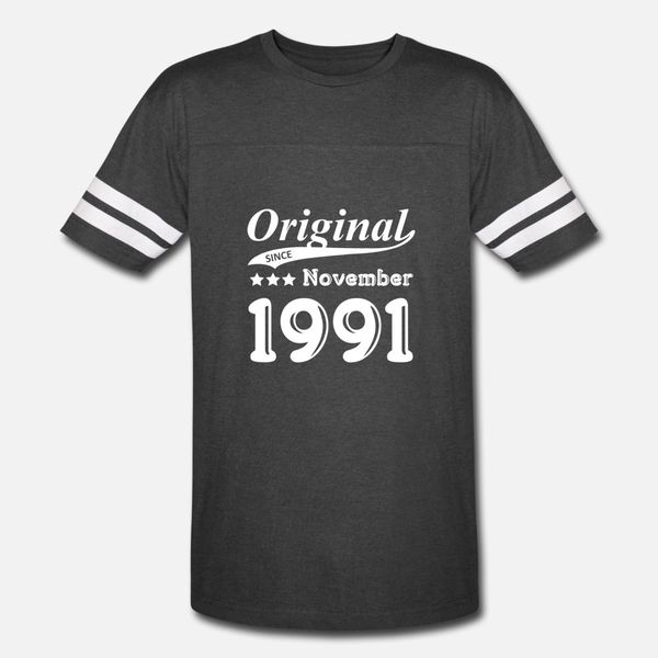 original since november 1991 gift t shirt men customize tee shirt crew neck interesting comical summer style leisure shirt
original since november 1991 gift t shirt men customize tee shirt crew neck interesting comical summer style leisure shirt