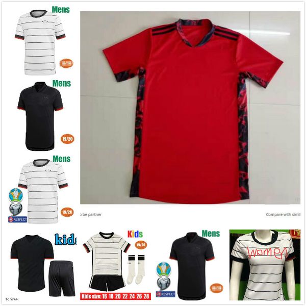 germany 2020 soccer jersey home kit hummels kroos draxler reus muller gotze european cup football shirts uniforms men + kids kit, Black;yellow
germany 2020 soccer jersey home kit hummels kroos draxler reus muller gotze european cup football shirts uniforms men + kids kit, Black;yellow