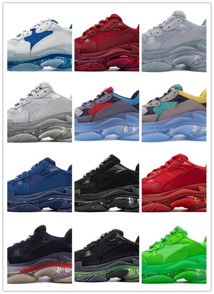 new crystal sole red bottom paris 2020 triple-s casual shoes mens women sneakers stylist dad vintage platform sports trainers chaussures, Black
new crystal sole red bottom paris 2020 triple-s casual shoes mens women sneakers stylist dad vintage platform sports trainers chaussures, Black