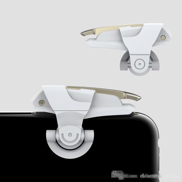 mech shape metal button king 2nd 1 pair mobile trigger shooting mobile game six-finger artifact l1r1 shooter controller for pubg 50 pair/ l
mech shape metal button king 2nd 1 pair mobile trigger shooting mobile game six-finger artifact l1r1 shooter controller for pubg 50 pair/ l