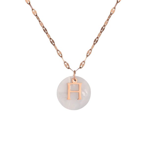 jioromy simple gold color round pendant necklace titanium steel shell letter a necklaces trendy women jewelry, Golden;silver
jioromy simple gold color round pendant necklace titanium steel shell letter a necklaces trendy women jewelry, Golden;silver