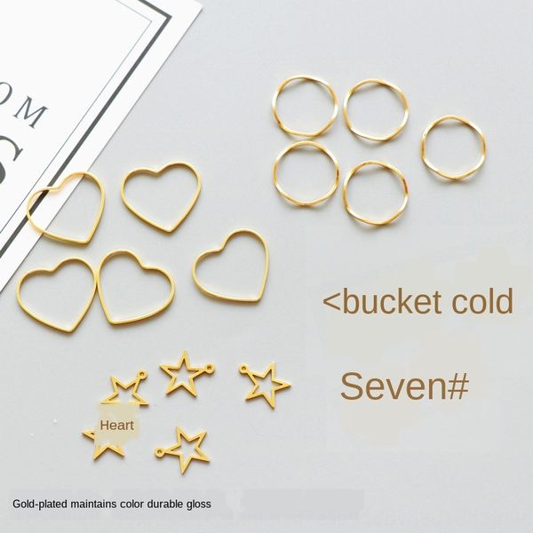 Gold Pendant Diy earrings geometric star electroplating handmade pendant earrings DIY material production gold plating accessories AGbob AGb
Gold Pendant Diy earrings geometric star electroplating handmade pendant earrings DIY material production gold plating accessories AGbob AGb