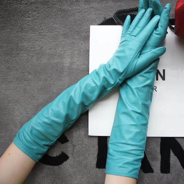 50cm long leather gloves sheepskin women' gloves fashion ladies dark blue light blue peacock size make to order, Blue;gray
50cm long leather gloves sheepskin women' gloves fashion ladies dark blue light blue peacock size make to order, Blue;gray