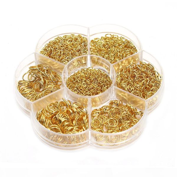 1450 pcs set useful diy jewelry findings components connectors circle jump rings split rings jewelry parts accessory wholesale, Silver
1450 pcs set useful diy jewelry findings components connectors circle jump rings split rings jewelry parts accessory wholesale, Silver