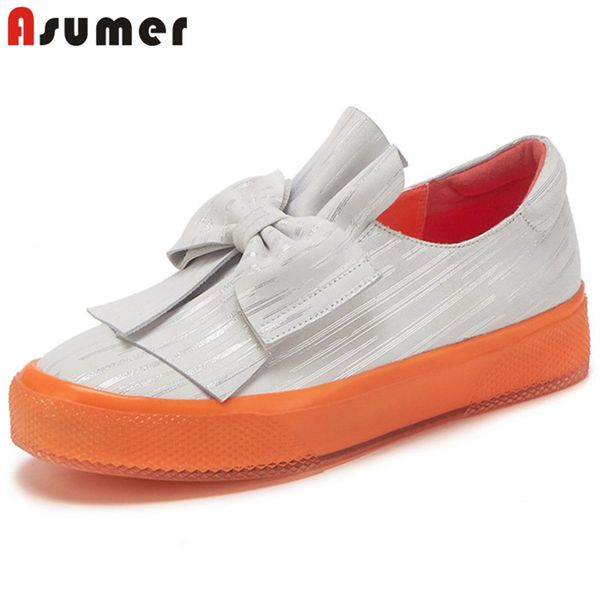 asumer 2020 genuine leather shoes women sneaker round toe bowknot spring summer single shoes ladies flat, Black
asumer 2020 genuine leather shoes women sneaker round toe bowknot spring summer single shoes ladies flat, Black