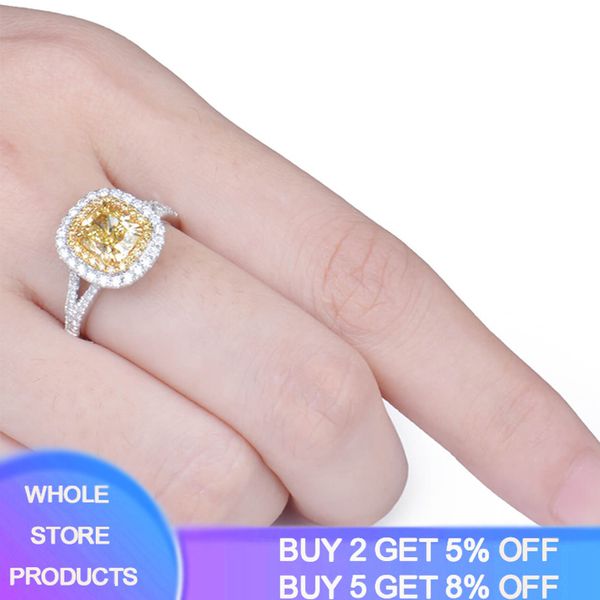 yanhui rings for women silver 925 trendy luxury jewelry yellow cubic zirconia romantic bridal wedding bijoux engagement ring, Golden;silver
yanhui rings for women silver 925 trendy luxury jewelry yellow cubic zirconia romantic bridal wedding bijoux engagement ring, Golden;silver