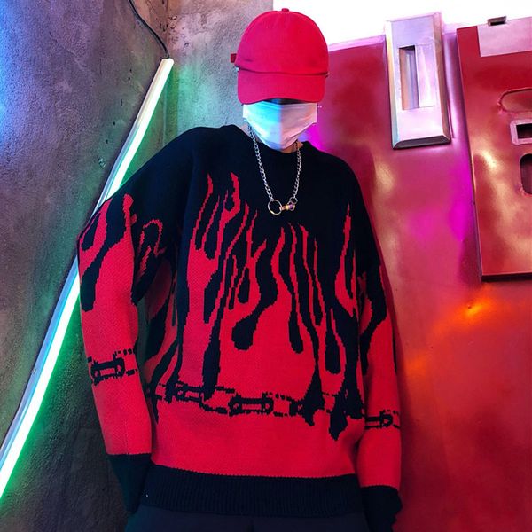 oversize knitted batwing sleeve women's sweater winter flame print sweaters female japanese long casual loose pullovers women, White;black
oversize knitted batwing sleeve women's sweater winter flame print sweaters female japanese long casual loose pullovers women, White;black