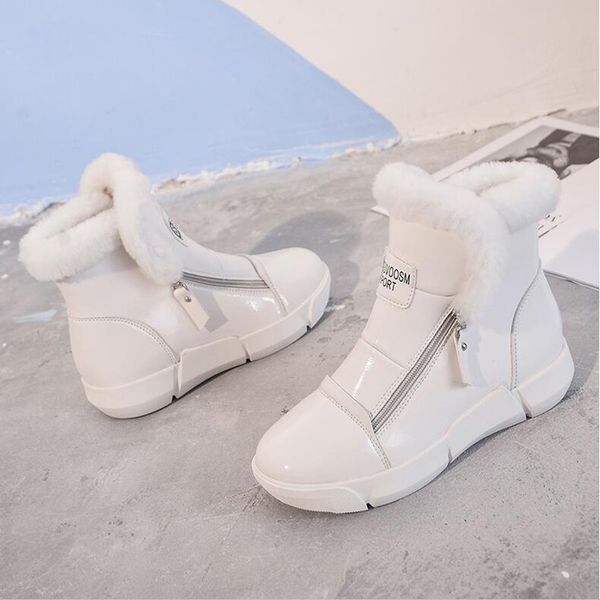 winter ladies white thick plush snow boots 2020 new fashion warm round head flat comfortable short boots casual cotton shoes, Black
winter ladies white thick plush snow boots 2020 new fashion warm round head flat comfortable short boots casual cotton shoes, Black
