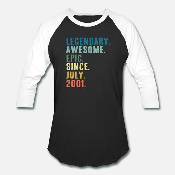 legendary awesome epic since july 2001 gift t shirt men customized short sleeve o-neck solid color gift humor summer style vintage shirt
legendary awesome epic since july 2001 gift t shirt men customized short sleeve o-neck solid color gift humor summer style vintage shirt