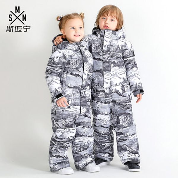smn brand kids one piece ski suit boys skiing suit girls snowboard windproof waterproof outdoor sport wear child winter new 
smn brand kids one piece ski suit boys skiing suit girls snowboard windproof waterproof outdoor sport wear child winter new
