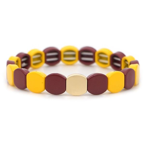 colorful beads bracelet color block elastic bangle jewellery gift for women girl, Golden;silver
colorful beads bracelet color block elastic bangle jewellery gift for women girl, Golden;silver
