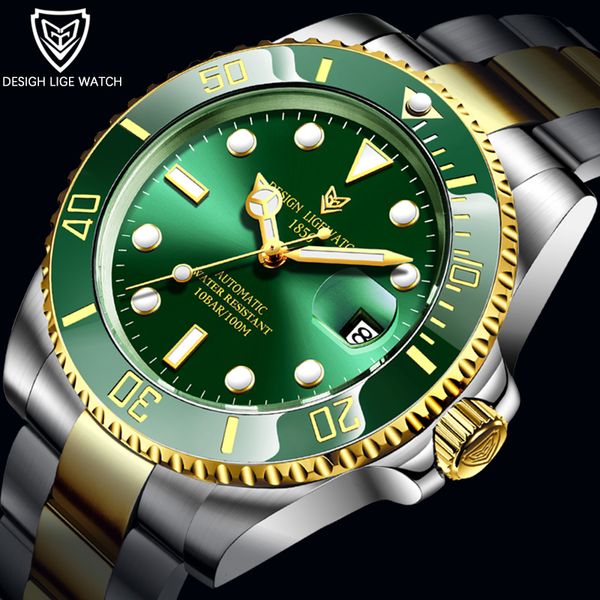 lige 2020 new men mechanical wristwatch stainless steel 316l watch sapphire glass men watches nh35 reloj hombre, Slivery;brown
lige 2020 new men mechanical wristwatch stainless steel 316l watch sapphire glass men watches nh35 reloj hombre, Slivery;brown