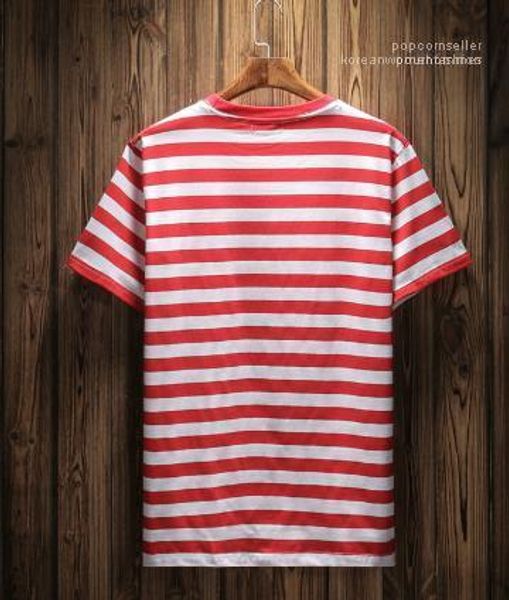 clothes mens stripe clothing jeans mens striped t shirts summer fashion embroidery designer tees short sleeved, White;black
clothes mens stripe clothing jeans mens striped t shirts summer fashion embroidery designer tees short sleeved, White;black